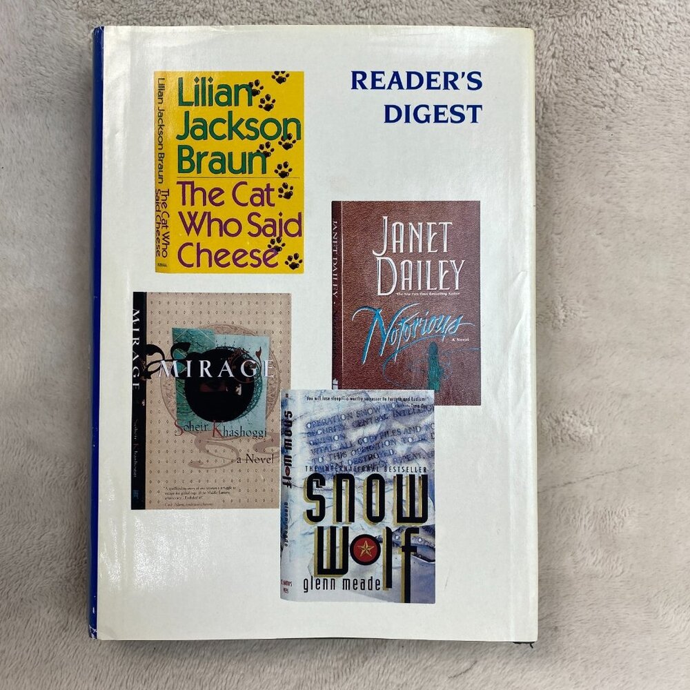 Reader’s Digest Condensed Books Volume 4, 1996 Hardcover Dust Jacket